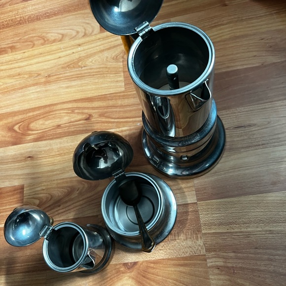 vintage italian stovetop espresso maker 3 piece - Picture 3 of 8